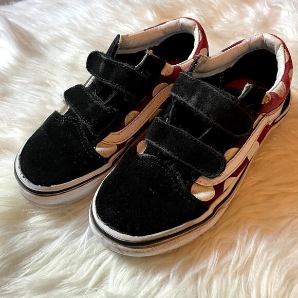 Vans Other - Vans Off The Wall Minnie Mouse Inspired Sneakers polka dots 12.5